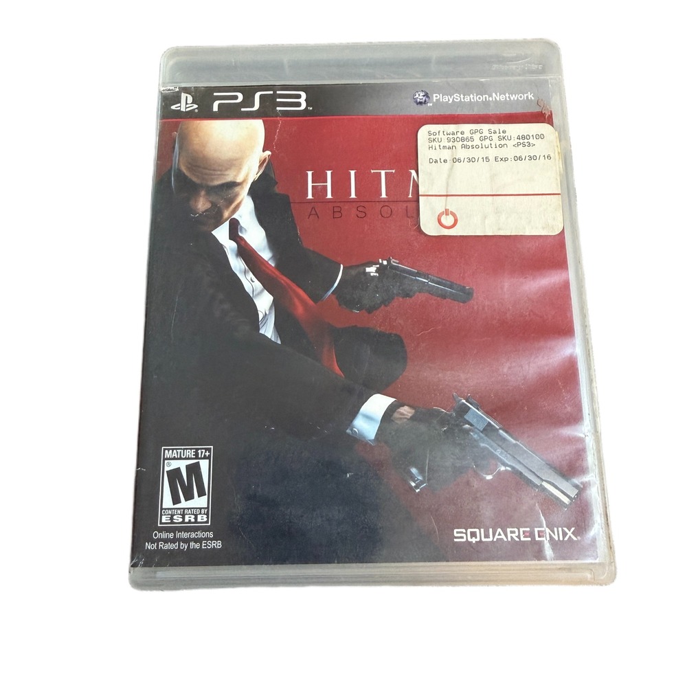 Hitman Absolution Sony PlayStation 3 PS3 Action Stealth Game Square Enix 2012